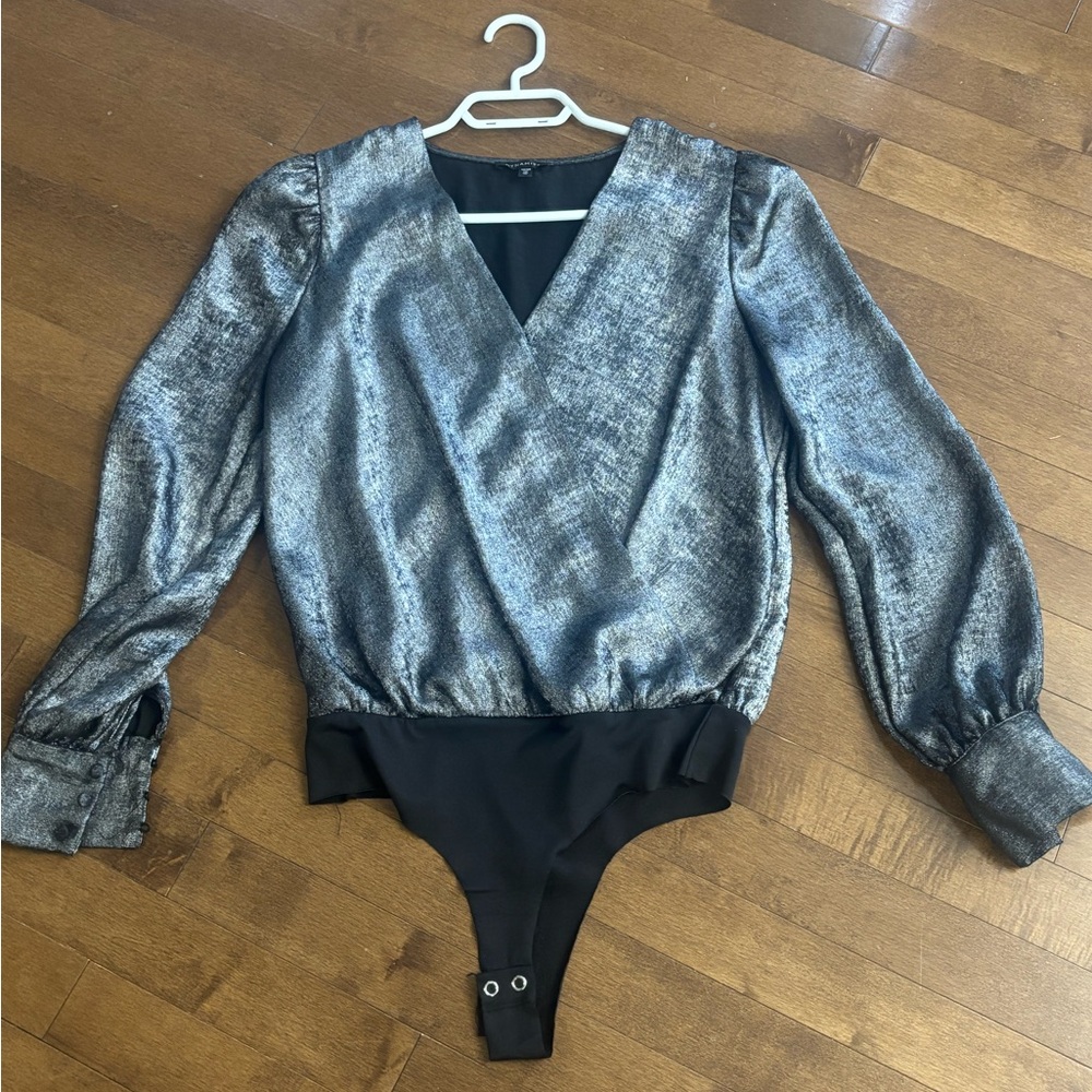 Silver Metallic Bodysuit